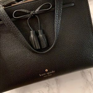 Black kate spade tote bag